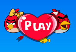 Angry Birds: Рыбалка на валентинов день