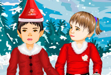 Новогодняя одевалка